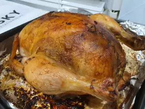 Turkish-Style Roasted Stuffed Chicken