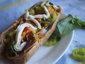 Hot Dog with Wholemeal Bun