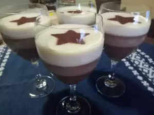 Three Chocolate Panna Cotta