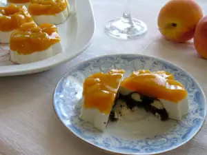 Panna Cotta with a Peach Surprise