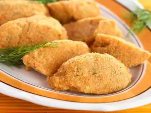 Chicken Croquettes with Cottage and Yellow Cheese