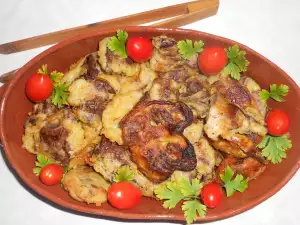 Breaded Pork Hearts and Lungs