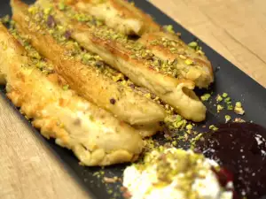 Breaded Bananas with Pistachios