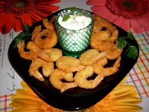 Breaded Shrimp with Beer and Breadcrumbs