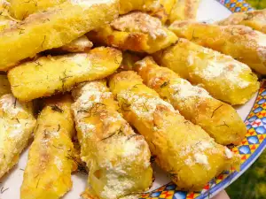 Oven-Baked Breaded Zucchini with Dill