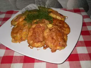 Breaded Zucchini with Mince