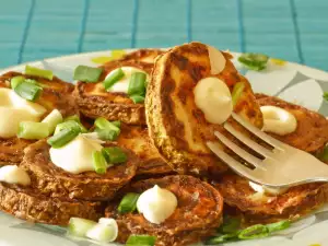 Fried Zucchini with Garlic