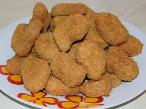 Crumbed Chicken Nuggets with Milk