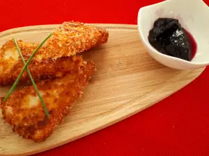 Breaded Cheese with Corn Flour