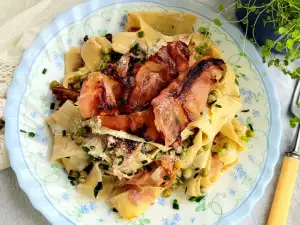 Pappardelle with Prosciutto