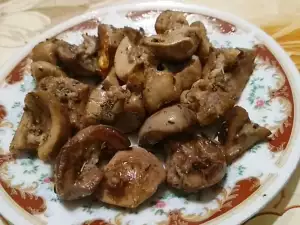 Fried Lamb Kidneys