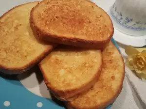 Fake Fried Toast in the Oven