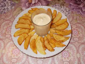 French Fries with Caesar Sauce