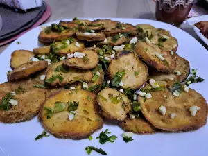 Low-Fat Fried Eggplant