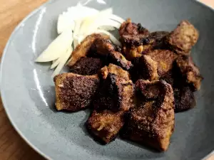Fried Pork Liver with Corn Flour