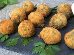 Parsley and White Cheese Balls