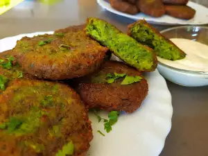 Parsley Patties with Yellow Cheese