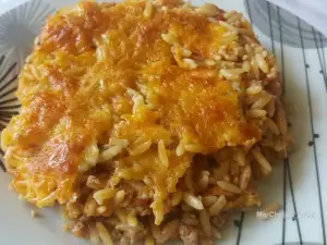 Kritharaki Pasta with Minced Meat