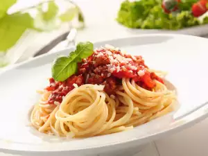 Lean Spaghetti with Tomato Sauce