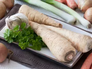 Parsnips with Garlic