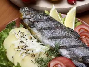 Trout with Lemon on the Grill