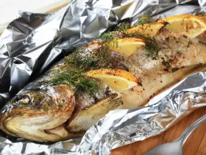 Stuffed Grilled Trout