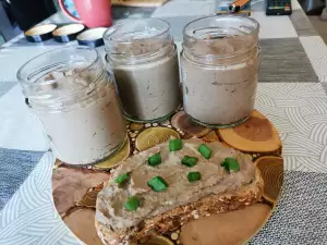 Homemade Chicken and Fairy Ring Mushroom Pate