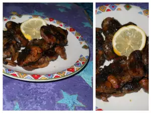 Grilled Duck Hearts with Soy Sauce