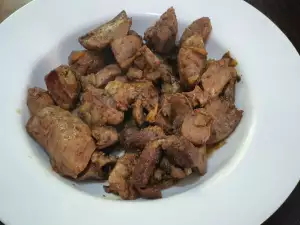 Turkey Liver with Onions and Garlic