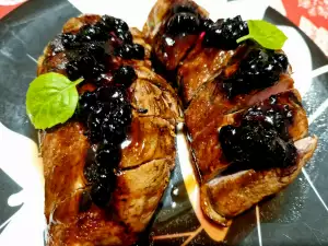 Duck Magret with Blueberries