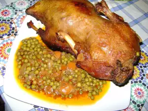 Stewed Duck with Peas