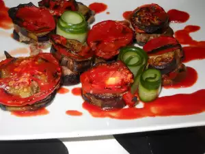 Baked Eggplant with Minced Meat and Tomato