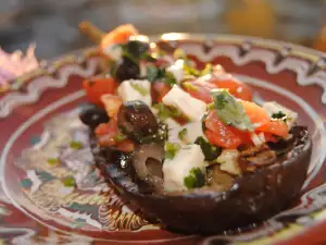 Mediterranean Stuffed Eggplant