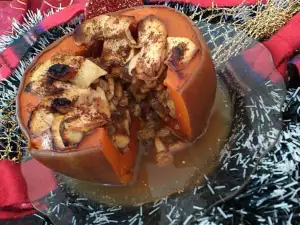 Sweet Stuffed Pumpkin for Christmas