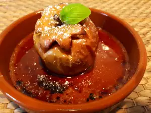 Baked Stuffed Apple with Honey