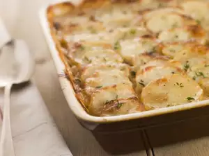 Roasted Potatoes with Leeks