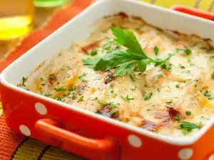 Baked Potatoes with Parsnips