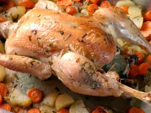 Stuffed Chicken with Vegetables