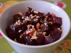 Roasted Beetroot with Garlic and Walnuts