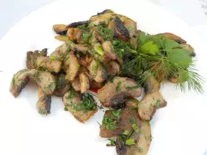 Sauteed Button Mushrooms