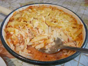 Oven-Baked Penne with Mozzarella