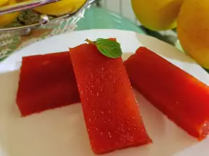 Quince Jam in a Mold