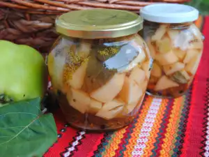 Spicy Pickled Quince