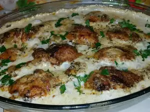 Chicken Legs in Cream Sauce