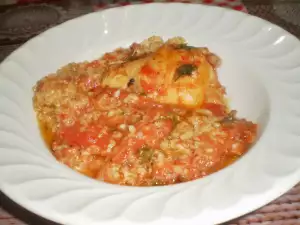 Chicken with Bulgur and Tomatoes