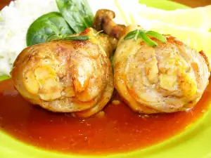 Turkey Drumsticks with Tomato Sauce