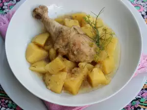 Tasty Chicken with Dill and White Wine