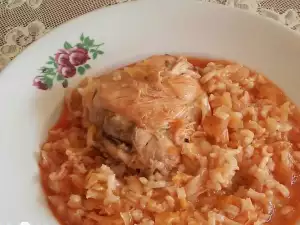 Sauerkraut with Chicken and Rice