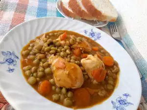 Chicken and Peas Stew