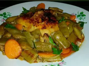 Chicken with Green Beans in the Oven